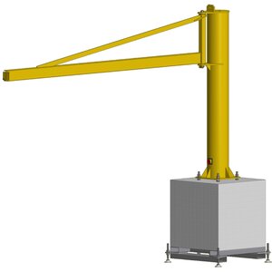 Pillar Jib Crane, overbraced, 180 movable PFT MOB Mobile Jib Crane PFT MOB
