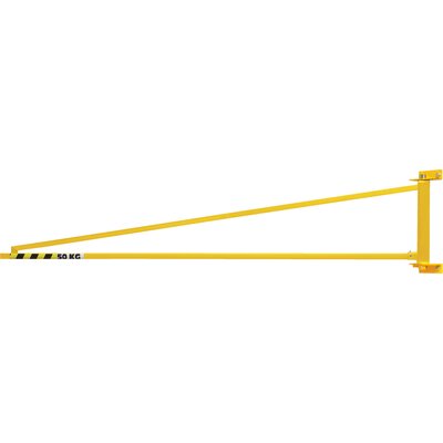 Wall Jib Crane, overbraced, light, 180°: PMTL