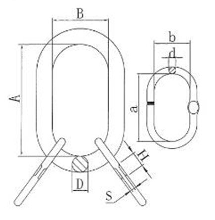 Schéma de l'anneau ovale triple MA POWERTEX