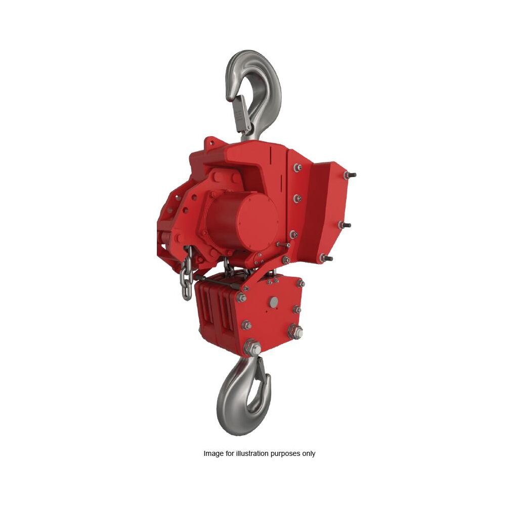 Air Chain Hoists Red Rooster TMH-series 3 to 6 tons