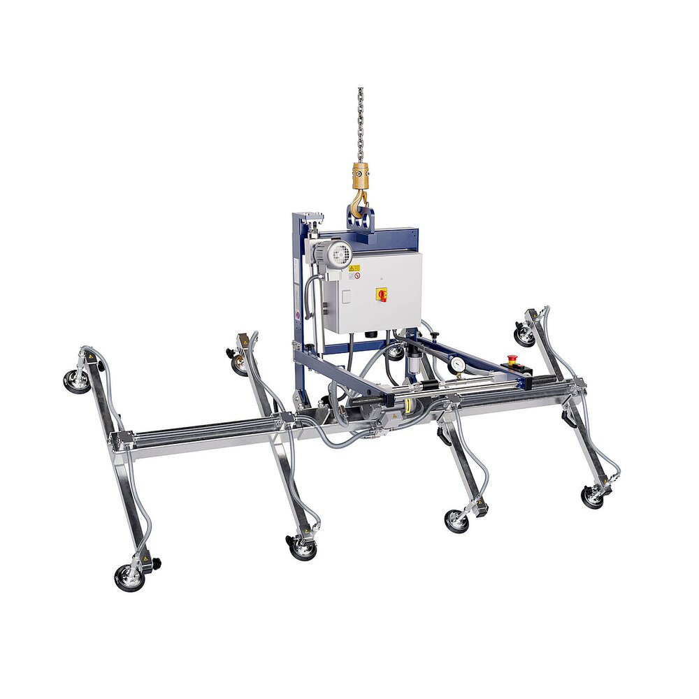 Vacuum lifting beams - Standard swivelling units 90°